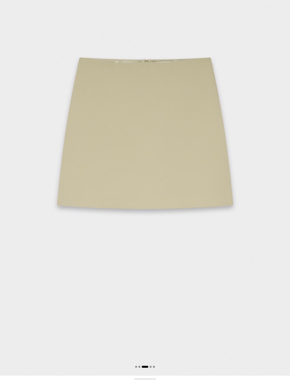 Aritzia Wilfred Crepette Mini Skirt – Martini Olive – Size 8 - Picture 12 of 12